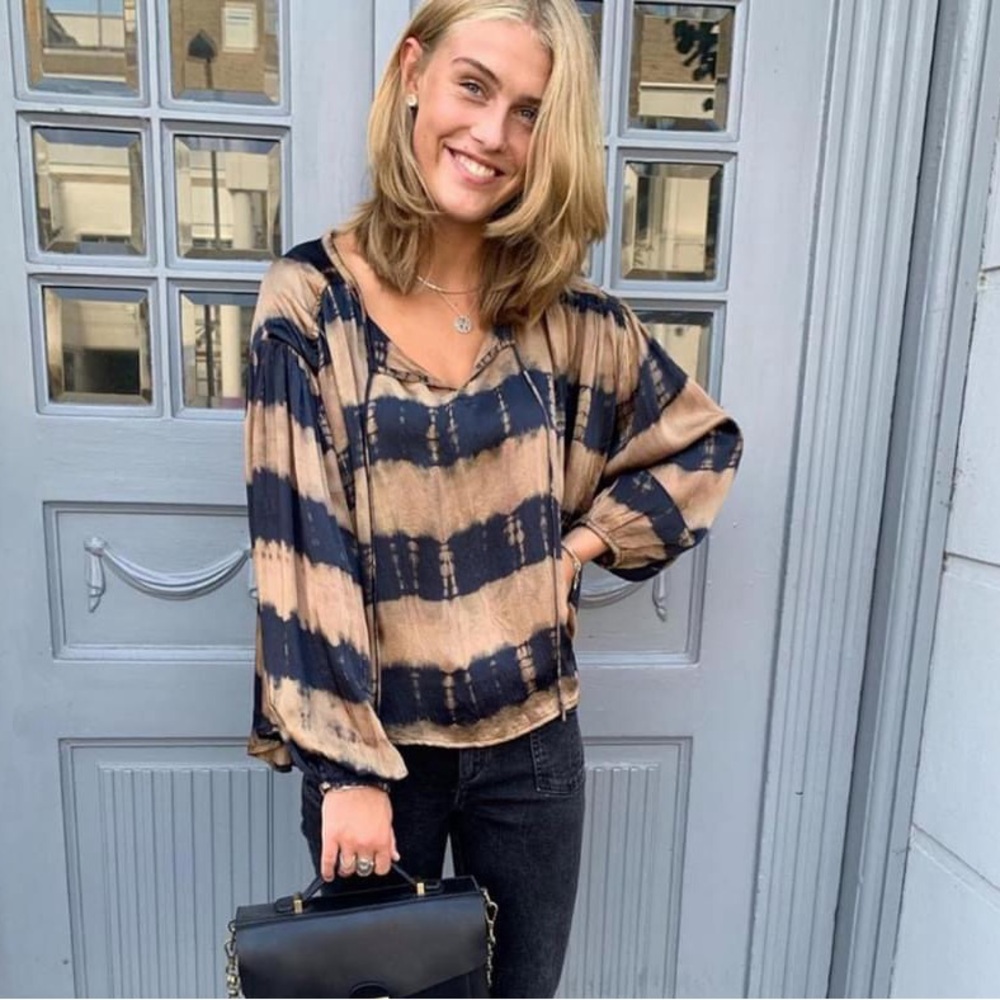Mes Demoiselles Brown Danoise Blouse 0